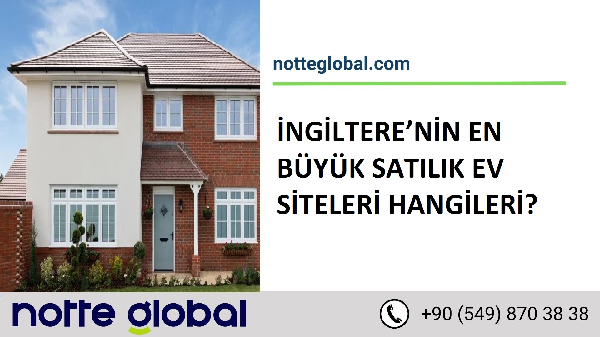 İNGİLTERE’NİN EN BÜYÜK SATILIK EV SİTELERİ HANGİLERİ